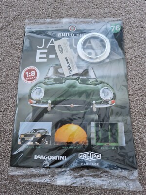 1/8 DEAGOSTINI BUILD YOUR OWN THE JAGUAR E-TYPE CAR AUSGABE 78 INKL. TEIL