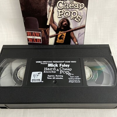 WWF - Mick Foley: Hard Knocks Cheap Pops (VHS, 2001) 651191027736