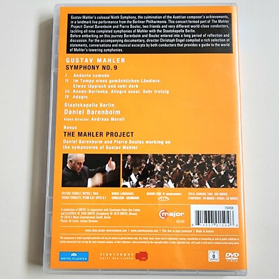 その他 Daniel Barenboim Conducts Mahler: Symphony No. 9 [DVD] ggw725x Amazon.co.jp: Daniel Barenboim Conducts Mahler: Symphony No. 9