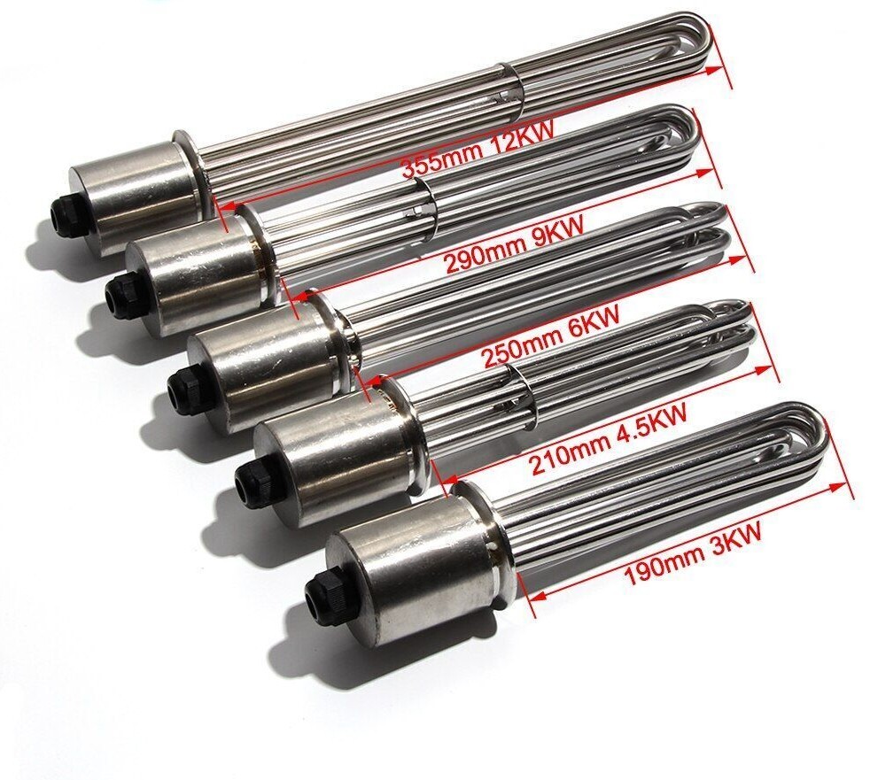 Immersion Water Tank Heater Heating Element 3/4.5/6/9/12kw 220/380v For  Homebrew | eBay