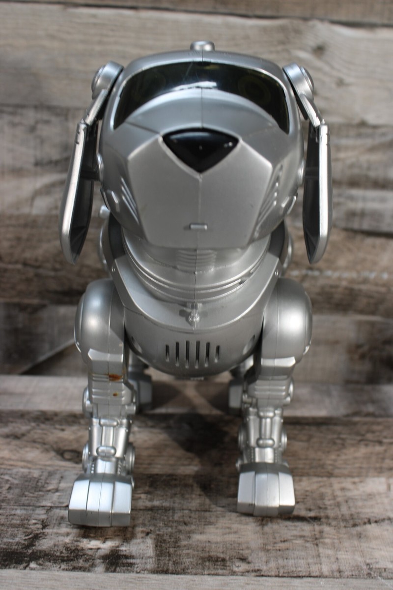 Vintage Tekno Silver The Robotic Puppy Dog Motion