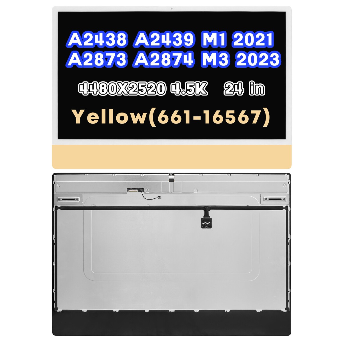 A2873 A2874 LCD Screen Replacement Assembly 4.5K for iMac 24