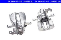 ATE 24.3414-1715.5 Bremssattel Hinterachse Links FÜR CitroËN Peugeot