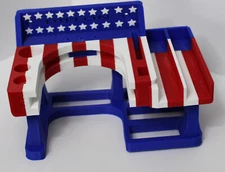 Dillon Tool Head Holder XL650/750 w/ Tool Bar Holder USA FlagThemed with Stand