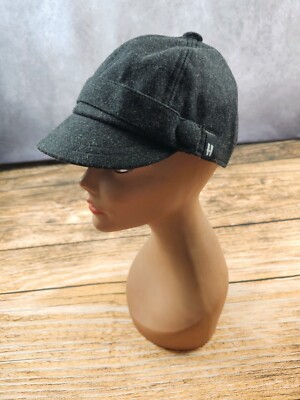 Hats In The Belfry Hat Womens One Size Black Jockey Hat Cap Wool Viscose  EUC