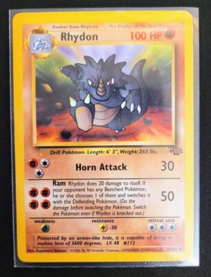 Pokémon TCG | Rhydon | Jungle #45/64 Uncommon | eBay