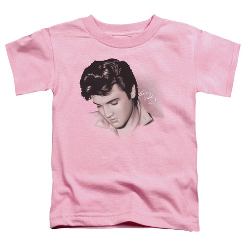 Elvis Presley Toddler T-Shirt Looking Down Pink Tee
