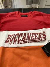 MENS NFL JUNK FOOD TAMPA BAY BUCCANEERS RETRO SWEATSHIRT XL EXTRA LARGE NWT