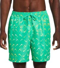 Nike Men's Swim Shorts Digi Swoosh Ombre Lap Green Men  s Size S NESSD516-380 New