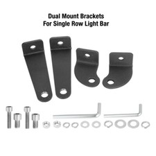 2pcs Universal Side-mounted Bracket Adjustable For Straight Curved Led Light Bar