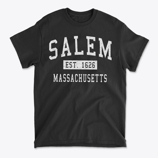 Salem Massachusetts Classic Established TShirt eBay