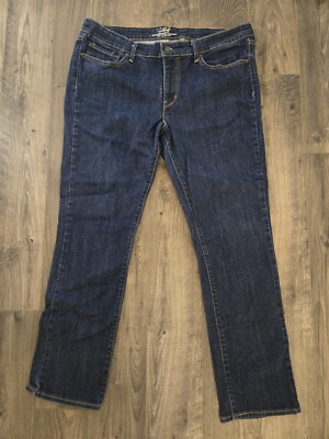 Levis Slight Curve Boot Jeans Womens Size 16 S/C Dark Blue Mid-Rise Slim Leg