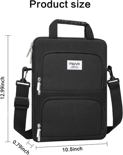 Borsa a tracolla verticale protettiva 360 per tablet compatibile con iPad - Foto 5 di 6