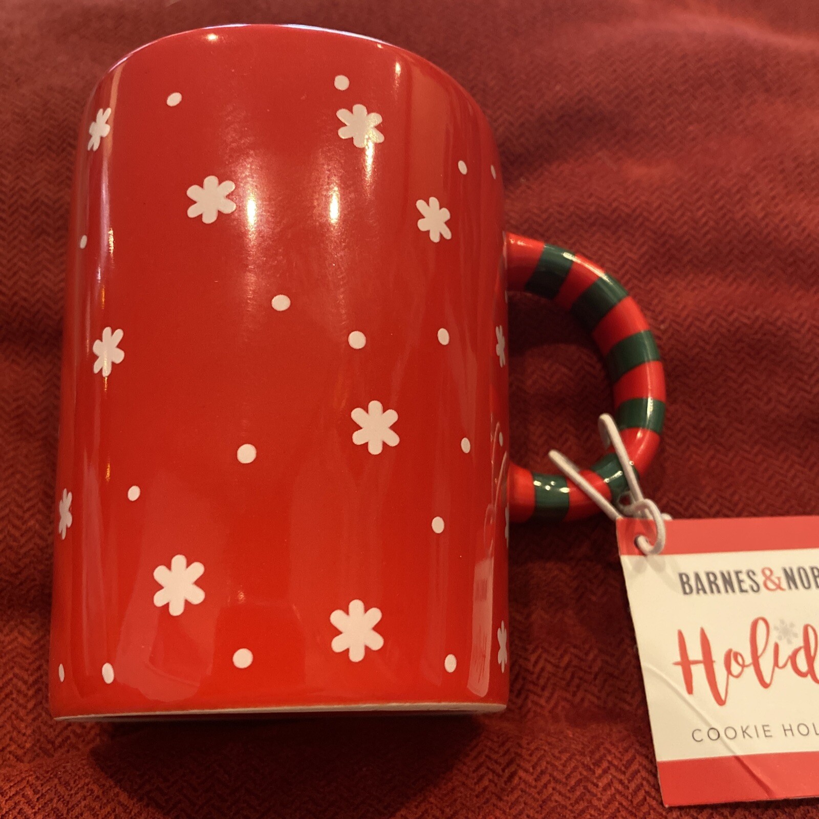Christmas Holiday Cookie Holder Mug Barnes & Noble New eBay
