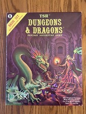 NM!  DUNGEONS & DRAGONS BASIC SET 1981 TSR With Sealed Dice & Crayon!