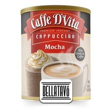 Caffe D'Vita Instant Cappuccino Mocha Mix 1Lb Can