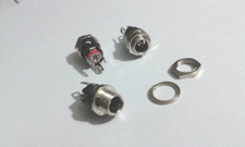 5.5x2.1mm Nut DC Power Jack Socket Female Panel Mount Connector U.S. Seller