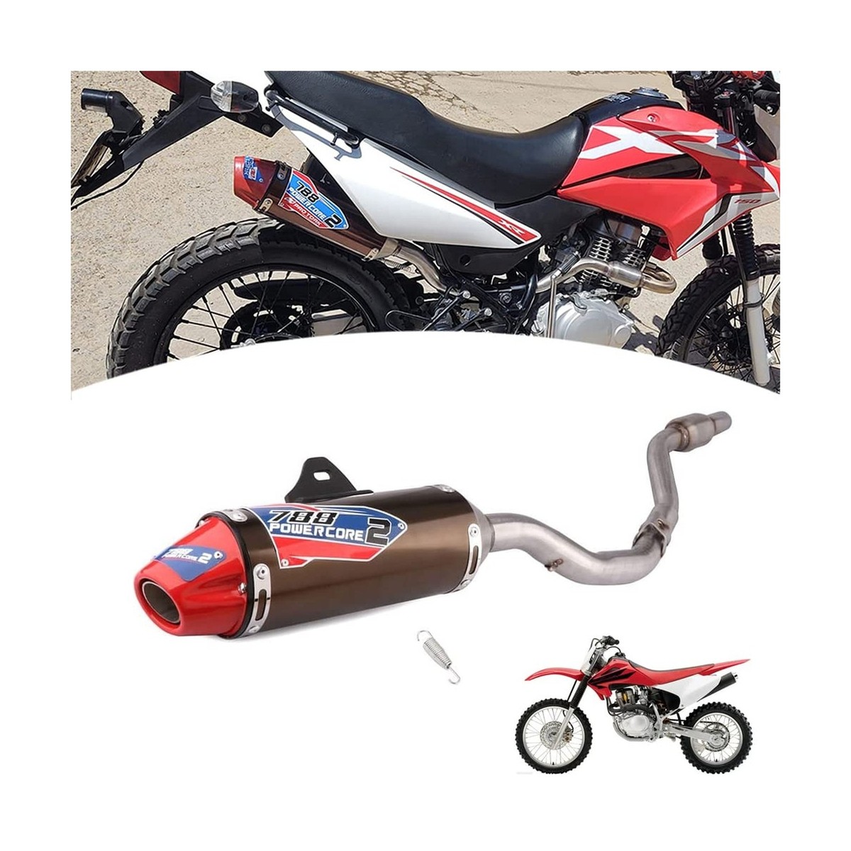 JFG スリップオン マフラー CRF150F CRF230F 613Dq1v+hLL._UF894,1000_QL80_.jpg