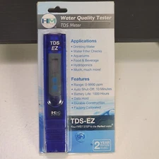 HM Digital TDS-EZ PPM Meter, Home Drinking Tap Water Quality Purity Test/Tester 