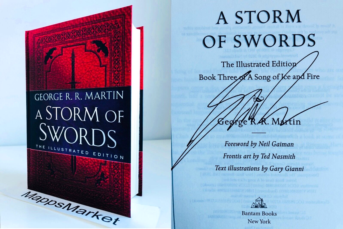 A Storm of Swords: The Illustrated Edition SIGNED by GEORGE RR