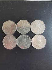 6x SQUIRREL NUTKIN 2016 50p COIN