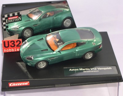 FN Carrera Evolution 25700 Slot Car Aston Martin V12 Vanquish Grün MB