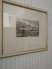 quadro con soggetto castello settecento, riproduzione, stampa