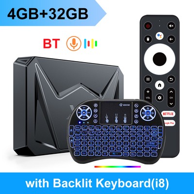 Android 14 TV Box Allwinner H728 Quad Core  8K@24fps 1000M LAN