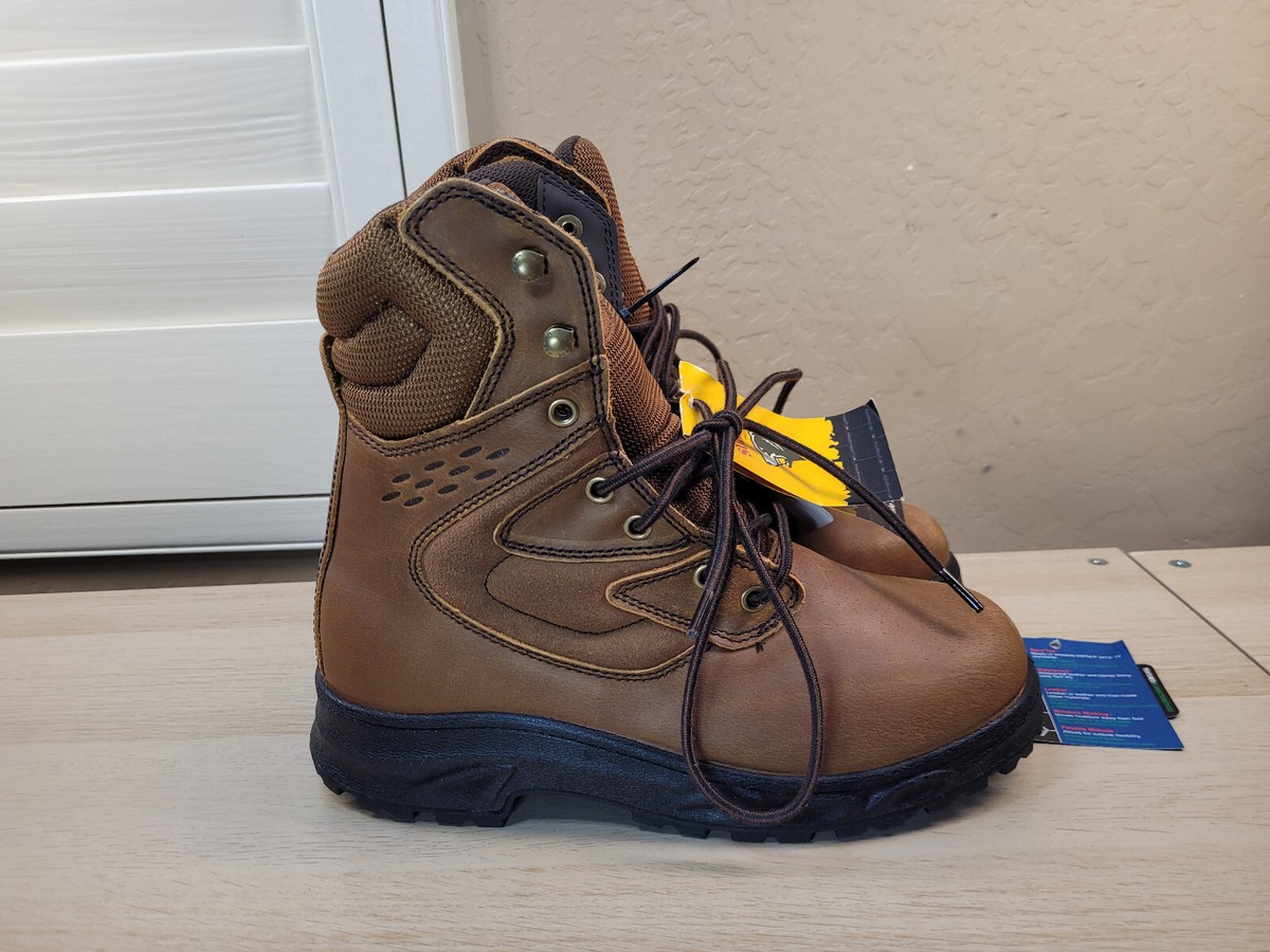 Herman Survivors Work Boots Mens Size 9.5 Tan Waterproof Safety Toe ASTM Herman Survivors Mens 9.5 W Steel Toe Waterproof Work Boots  main image 3