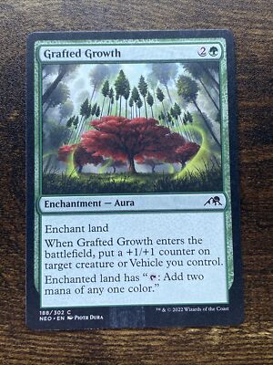 Grafted Growth 188/302 Kamigawa: Neon Dynasty MTG Magic The Gathering S776*
