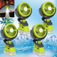For RYOBI TOOL ONLY 18V Cordless Clamp Fan Portable Camping Jobsite Fan Outdoor
