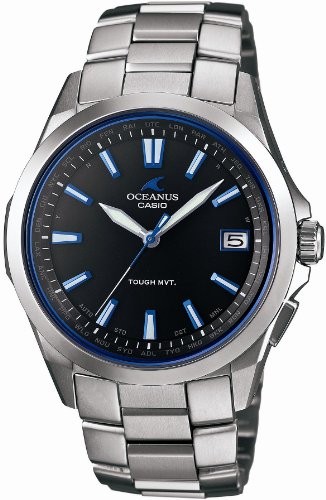 Radio solar resistente de titanio CASIO OCEANUS OCW-S100-1AJF multibanda 6 para hombre