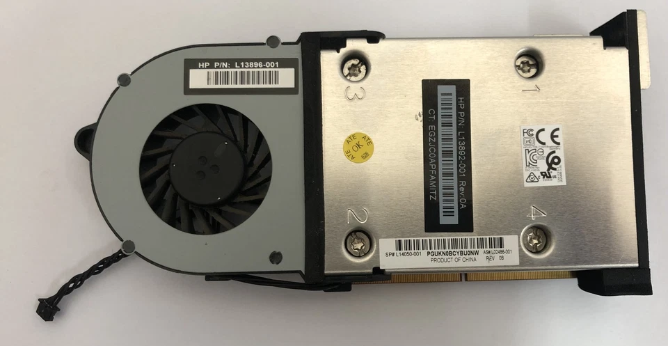 HP Z2 G5 G4 Mini MXM NVIDIA Quadro P600 2GB GDDR5 Graphics Card L32434-002 w/HS - Image 4 of 4