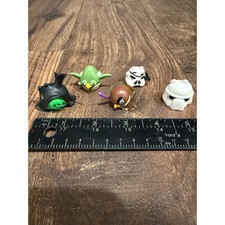 Angry Birds Star Wars Telepods Figures Lot Yoda Stormtrooper Vader lot of 5