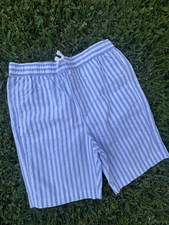 Janie and Jack BOYS cotton strioed shorts 16 Perfect