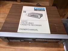 Sanyo VCR 4500 Betacord Betamax Video Cassette Player Recorder - PARTS / REPAIR