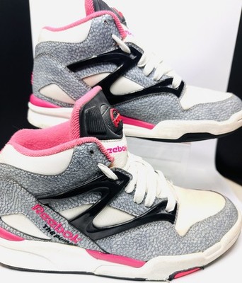 Reebok Omni Lite Pump High Top US 9/42 Vintage Sneaker White 4-248558 hexalite