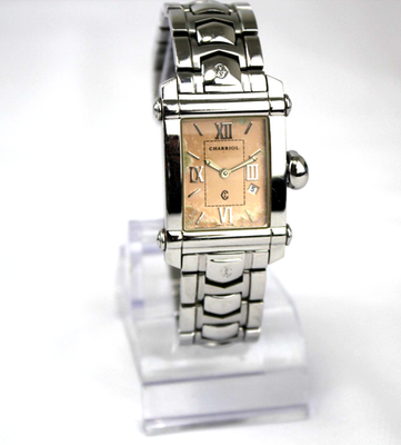 PHILIPPE CHARRIOL COLVMBVS Watch Quartz Pink Women's Stainless w