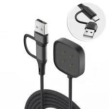 For Fitbit Versa 3/4 Smartwatch Charging Cable For Fitbit Sense Magnetic Charger