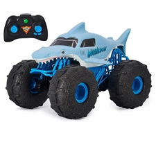 Monster Jam Megalodon Storm RC Truck All-Terrain Drives on Water Snow USB