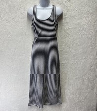 Everlane Maxi Tank Dress Women Small Blue White Striped Cotton Nautical Beach