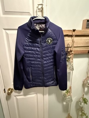 Elevate Jacket Puffer Style with Isagenix Chest Patch Mens Small
