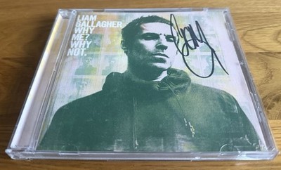 Liam Gallagher SIGNED Why Me? Why Not CD Album Official Autograph Oasis New