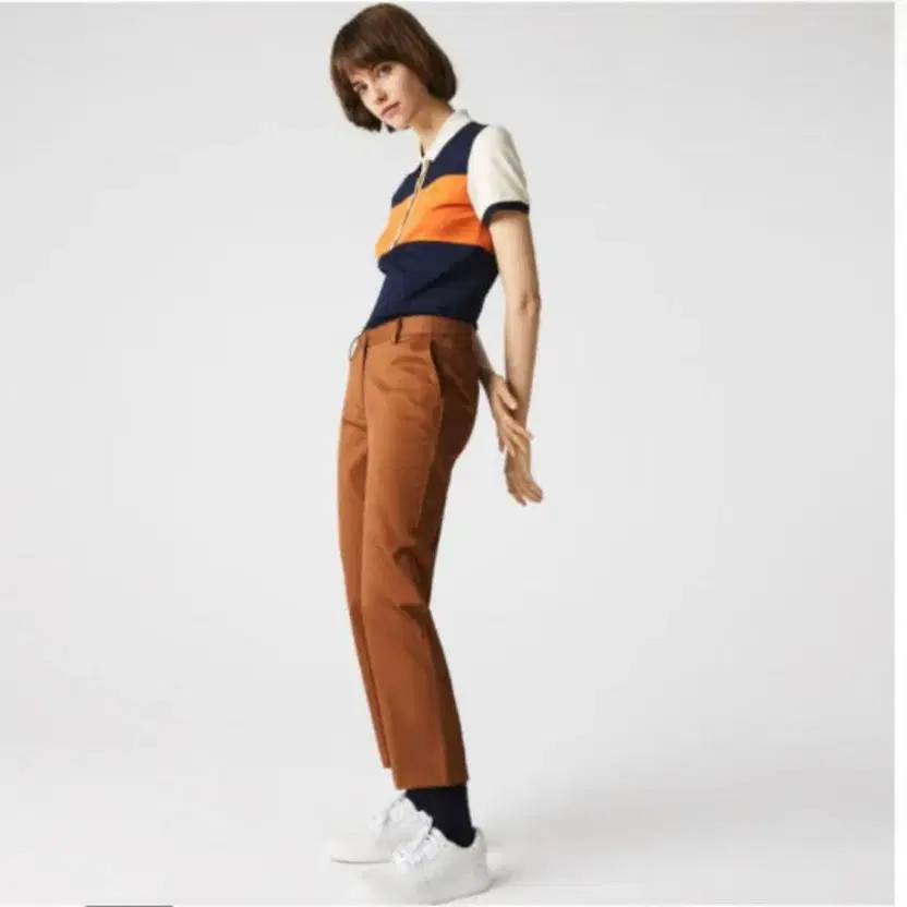 Lacoste Women's Stretch Slim Fit Pants thumbnail 2