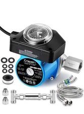 Instant Hot Water Recirculating Pump Kit with 304 Stainless Steel Bypass Valve