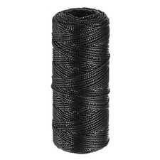 328 Feet/109 Yards Metallic Cord Black Twine 1.5mm Thread String