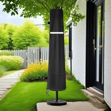 Patio Umbrella Cover Waterproof Windproof Heavy Duty with Reflective Strip