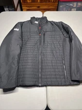 NWOT Helly-Hansen Black Crew Insulator Jacket 2.0 Men Lightweight Sailing SZ 4XL