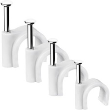 Cable Clips 400 Pcs Wire Management Clips Assorted Sizes 4mm 6mm 8mm 10mm with