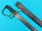 Antique British English pre WW1 19 Century Short Sword w/ Scabbard
